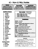 Grade 4 Open Court - Unit 4 - Study Guides