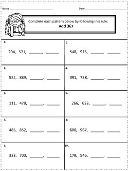 Increasing Growth Patterns and Geometric Patterns by Sue Kelly | TpT