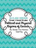 Grade 4 Political & Physical Regions of Canada IN-CLASS Ac