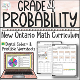 Grade 4 Probability Ontario Math Digital Slides | Workshee