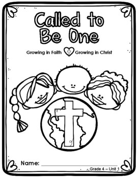 Preview of Grade 4 Religion Unit 1 - Growing in Faith, Growing in Christ (Digital/PDF)