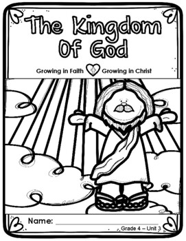 Preview of Grade 4 Religion Unit 3 - Growing in Faith, Growing in Christ (Digital/PDF)