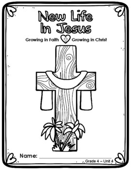Preview of Grade 4 Religion Unit 4 - Growing in Faith, Growing in Christ (Digital/PDF)