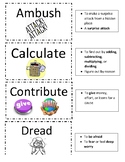 Grade 4 Sadlier's Vocabulary Workshop Flashcards Unit 4