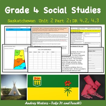 Preview of Grade 4 Saskatchewan Social Studies Unit 2 Part 2 DR 4.2 and 4.3