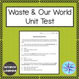 Grade 4 Science Alberta - Waste and Our World Unit Test