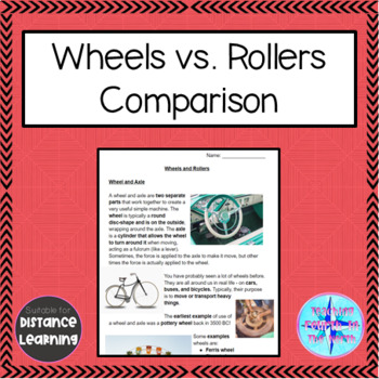 Preview of Grade 4 Science Alberta - Wheels and Levers - Wheels and Rollers