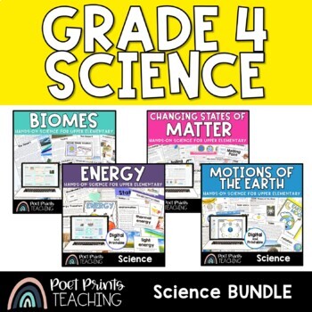 Preview of Grade 4 Science Lessons BUNDLE