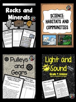 Preview of Science: Grade 4 Science Unit Bundle- Based on the Ontario Curriculum