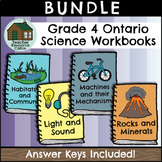 Grade 4 Science Workbooks (NEW 2022 Ontario Curriculum)