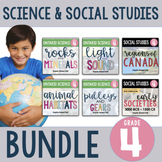 Grade 4 | Science and Social Studies Full Year Bundle | On