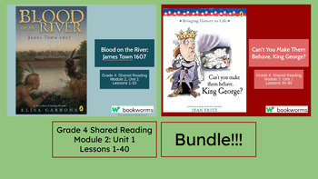 Preview of "Grade 4 Shared Reading Module 2 BUNDLE" Google Slides- Bookworms Supplement