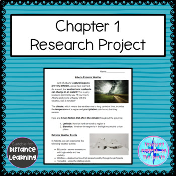 Preview of Grade 4 Social Studies Alberta - Chapter 1 Research + Slides Project with Rubric