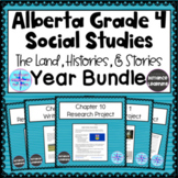 Grade 4 Social Studies Alberta - FULL YEAR BUNDLE - Google