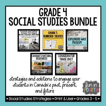 Preview of Grade 4 Social Studies Bundle