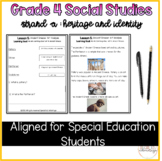 Grade 4 Social Studies Strand A Unit Readings for Special 