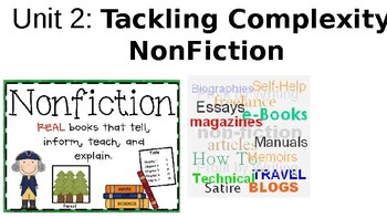 Preview of Grade 4 Unit 2 Nonfiction- Columbia Teacher's College Reading/Writing Project