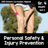 Grade 4, Unit 2: Personal Safety and Injury Prevention (On