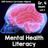 Grade 4, Unit 5: Mental Health Literacy (Ontario Health)