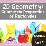 Grade 4, Unit 9: Geometric Properties of Rectangles (Ontar