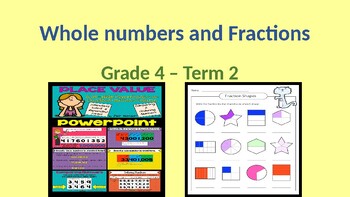Preview of Grade 4 Whole numbers & fractions in PowerPoint