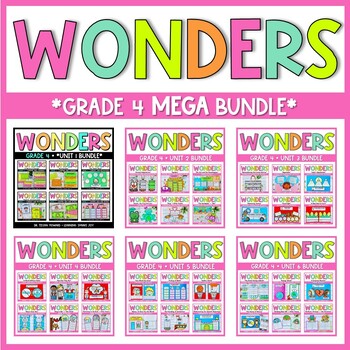 Preview of Grade 4 Wonders **MEGA BUNDLE**