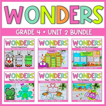Preview of Grade 4 Wonders - *UNIT 2 BUNDLE*