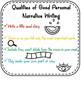 Preview of Grade 4 Writer's Workshop - Narrative Writing - Posters