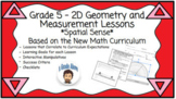 Grade 5 2D Geometry & Measurement Ontario Curriculum *Edit