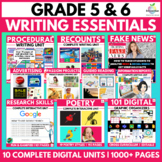 Grade 5/6 Essential Writing / Reading / English / Literacy Bundle