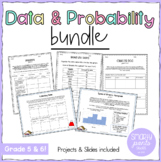 Grade 5 & 6 Math - Data Management and Probability Bundle