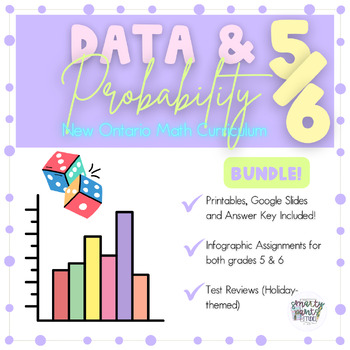 Preview of Grade 5 & 6 Math - Data Management and Probability Bundle