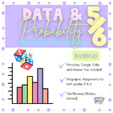 Grade 5 & 6 Math - Data Management and Probability Bundle