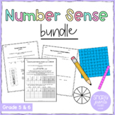 Grade 5 & 6 Math - Number Sense Bundle! NEW Ontario Math C