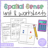Grade 5 & 6 Math - Spatial Sense Unit Plans! 2020 Ontario 