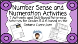 Grade 5 & 6 -Number Sense and Numeration Activities - Onta