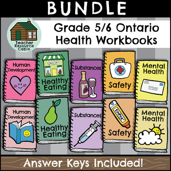 Preview of Grade 5/6 Ontario Health Workbooks