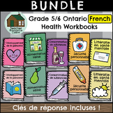 Grade 5/6 Ontario FRENCH HEALTH Workbooks