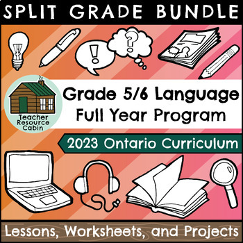 Preview of Grade 5/6 Ontario 2023 Language Bundle (FULL YEAR)