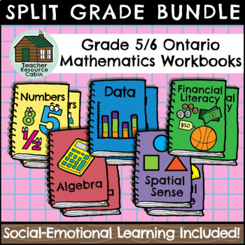 Preview of Grade 5/6 Ontario Math Workbooks (Full Year Bundle)