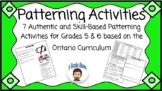 Grade 5 & 6 - Patterning Activities - Distance Learning