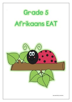 grade 5 afrikaans fal activities by resourceful by rochelle tpt