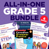 Grade 5 All-in-One Bundle: Math, Language, STEM, Spelling,