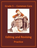 Grade 5 Common Core Language: Editing & Revising Practice Bundle