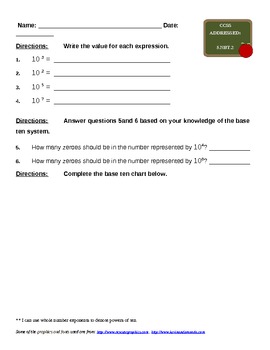 6th grade science worksheet teaching resources tpt