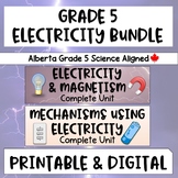 Grade 5 Electricity Bundle - Alberta Aligned Science Compl