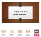 Grade 5 EngageNY Math Module 1 Standards PowerPoint Lessons