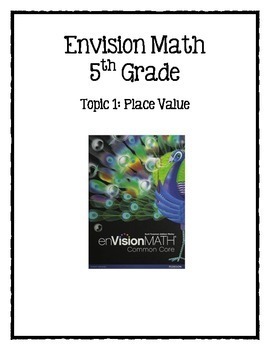 envision math homework book 5th grade