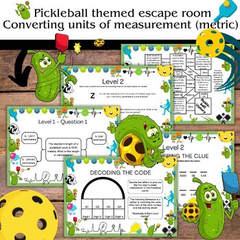 Preview of Grade 5 Escape Room Activities Bundle (Fractions, Decimals, Measurement)