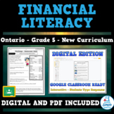 Grade 5 -  Financial Literacy - New Ontario Math 2020 - GO
